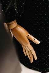 hand dummy manikin wood