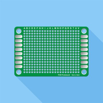 PCB Breadboard Protoboard for Electronics Circuit Design