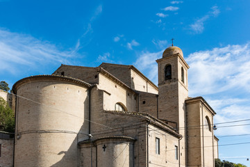 Fototapeta na wymiar San Griorgio Martire Church in Porto San Giorgio, Italy
