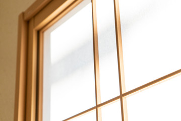 日本の新築住宅 和室と障子