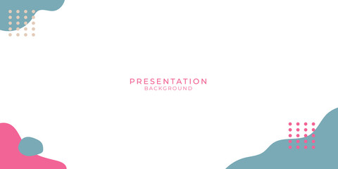 Memphis style abstract shapes with geometric liquid and wave. Brown grey white green vintage texture made of shapes for minimalistic presentation background.