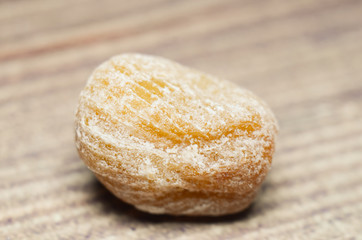 Chinese traditional dry jujube in indoor background