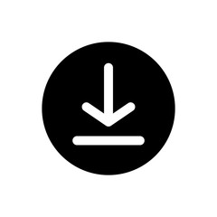 Fototapeta premium download icon vector