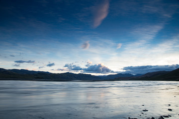 Beautiful scenic wild landscape of Icelandic nature.