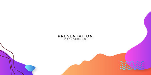 Modern liquid abstract element shape memphis style design fluid vector colorful illustration. Banner simple shape template for presentation, flyer, brochure isolated on white background. Memphi 