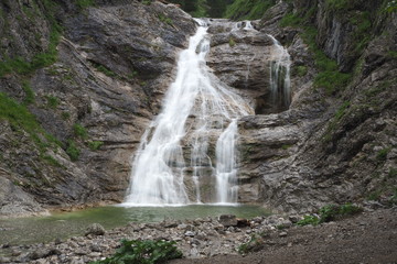 Wasserfall Jachenau Walchsensee Alpen Bayern