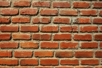red brick house wall surface texture
