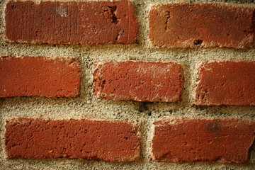 red brick house wall surface texture