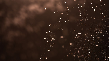 Obraz premium Abstract Brown bokeh defocus glitter blur Background.