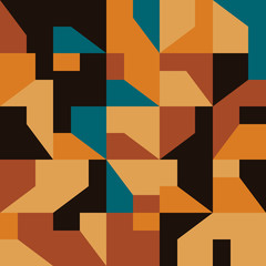 Brutalism Design Abstract Vector Pattern
