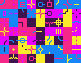 Neo Modernism Artwork Pattern Design