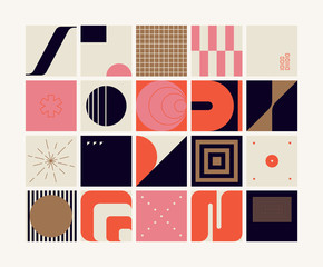 Neo Modernism Artwork Pattern Design