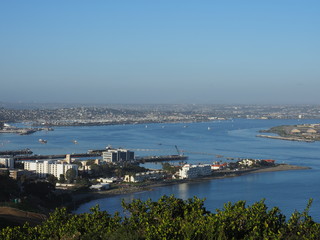 Landscape over San Diego bay