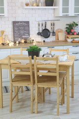 Provence style kitchen interior