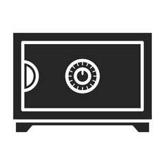 Safety door vector icon.Black vector icon isolated on white background safety door .