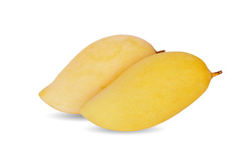 Mango fruit isolated on white background . This has clipping path.