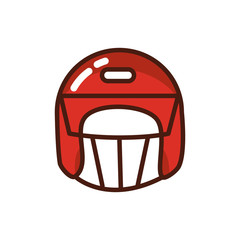 american football sport helmet icon