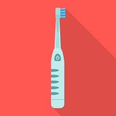 Tooth brush vector icon.Flat vector icon isolated on white background tooth brush .