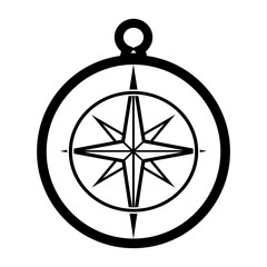 compass icon vector