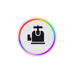 Tripod Head -  Modern App Button