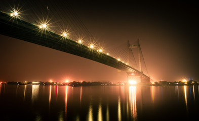 bridge at night