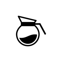 coffee pot icon vector