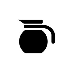 coffee pot icon vector