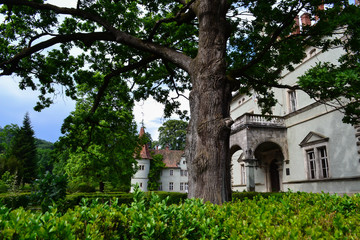 Palace of Counts Schonborn, Carpathian village, Ukraine