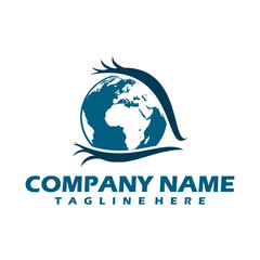 Earth globe icon vector isolated on white background. Earth globe icon in trendy design style