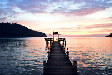 Obraz premium bridge to the sea
