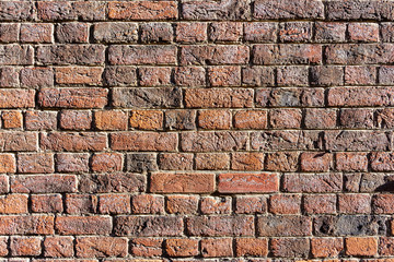 Old building aged brick wall texture