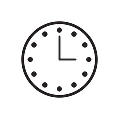clock icon vector