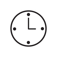 clock icon vector