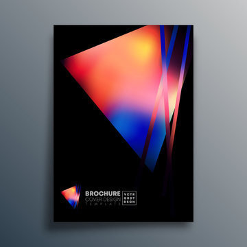 Gradient background design for poster, wallpaper, flyer, brochure cover, typography or other printing products. Vector illustration