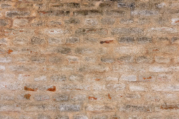 Old building aged brick wall texture