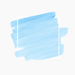 Brush stroke paint background vector. Perfect painted design for logo, sale banner or headline.