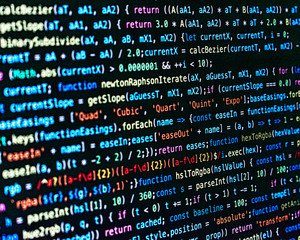 Programa en JavaScript con colores