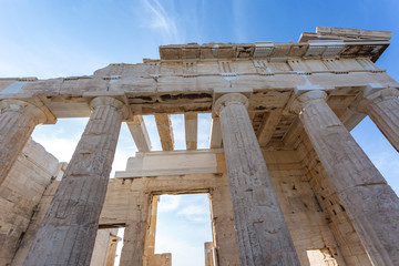 Obraz premium Pandroseion, the sanctuary dedicated to Pandrosus on the Acropolis of Athens