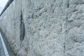 Berlin wall ruins