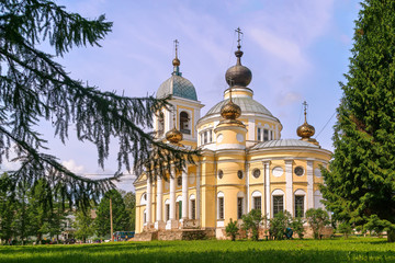 Fototapeta na wymiar Assumption Cathedral in the town of Myshkin.Yaroslavl oblast.Russia