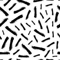 Seamless Pattern with hand drawn scribble smears