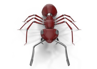 Mechanical ant. 3d Render, vray render+ pbr material  