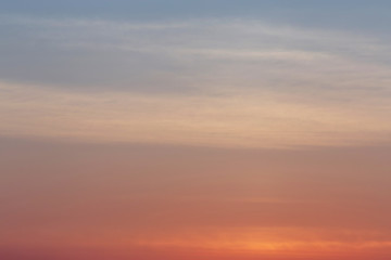 view on clouds in sky at sunrise
