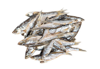 Pile dry fish