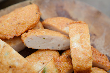 closeup fried fishcake recipes
