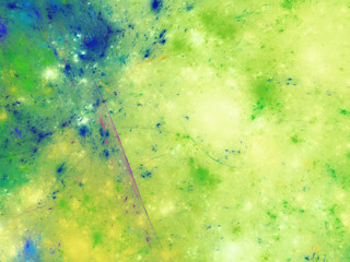 green abstract fractal background 3d rendering illustration