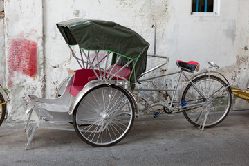 Plakat Traditional street bike car in Malaysia.