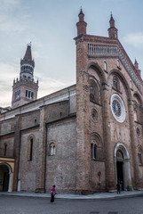 Fototapeta na wymiar Duomo Square in Crema