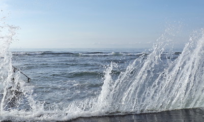wave on the beach