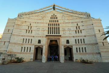 The Orthodox Basilica of the Annunciation Church in Nazareth.